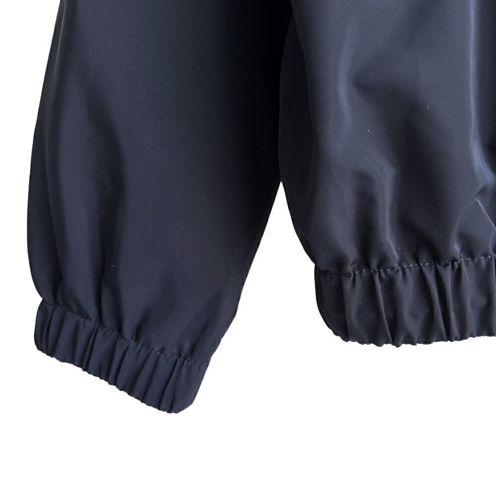 ATHLETA Chill Bomber Jacket - Sporty Drawstring Navy Blue - Picture 14 of 16